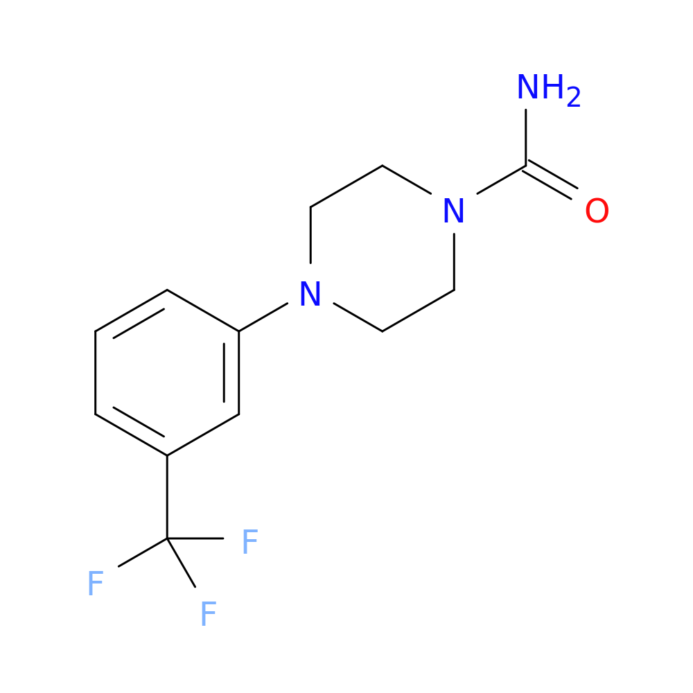 4-(3-(trifluoromethyl)phenyl)piperazine-1-carboxamide