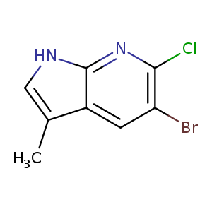 5-bromo-6-chloro-3-methyl-1H-pyrrolo[2,3-b]pyridine