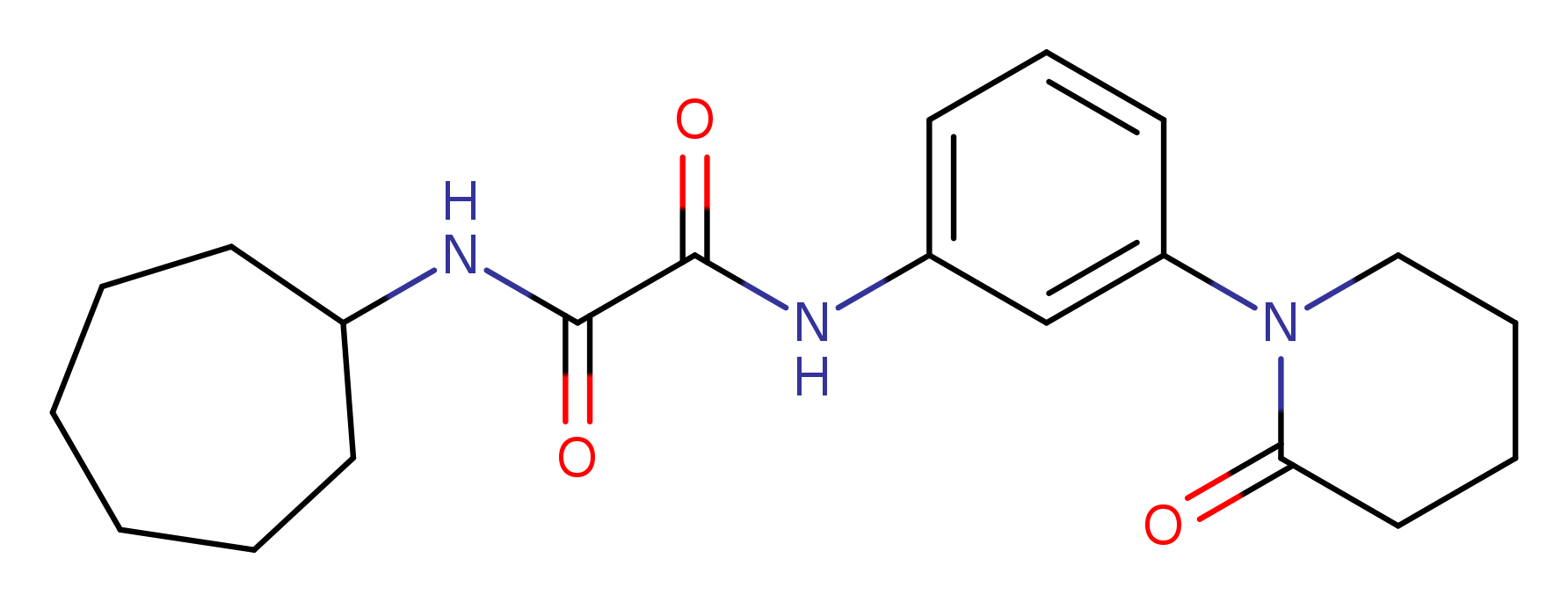 N'-cycloheptyl-N-[3-(2-oxopiperidin-1-yl)phenyl]ethanediamide
