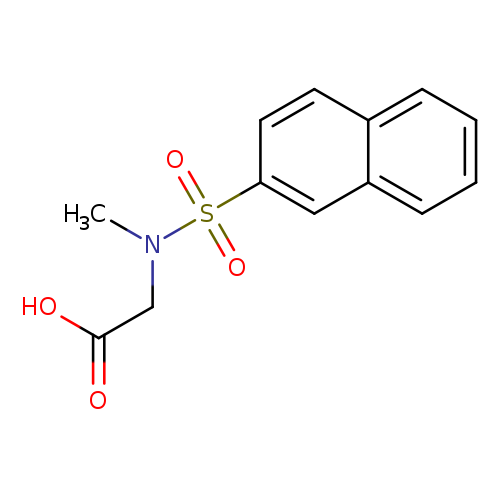 (Methyl(2-naphthylsulfonyl)amino)acetic acid