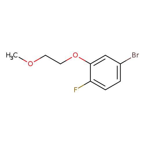 4-Bromo-1-fluoro-2-(2-methoxyethoxy)-benzene