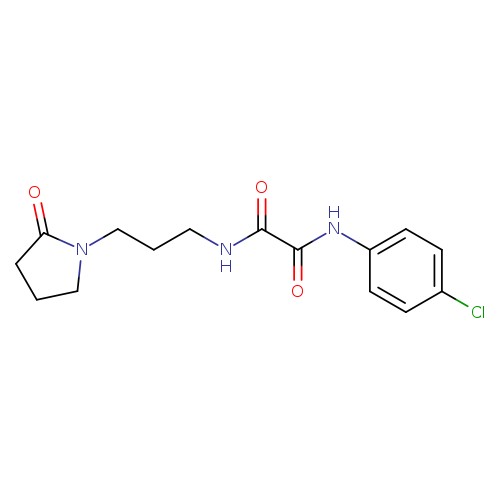 N'-(4-chlorophenyl)-N-[3-(2-oxopyrrolidin-1-yl)propyl]ethanediamide