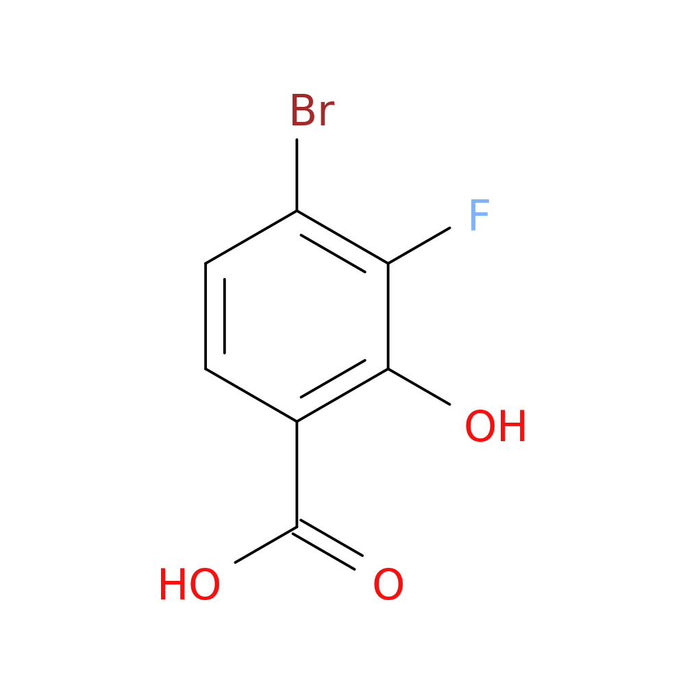 4-Bromo-3-fluoro-2-hydroxybenzoic acid