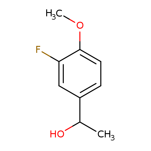 Benzenemethanol, 3-fluoro-4-methoxy-alpha-methyl- (9CI)