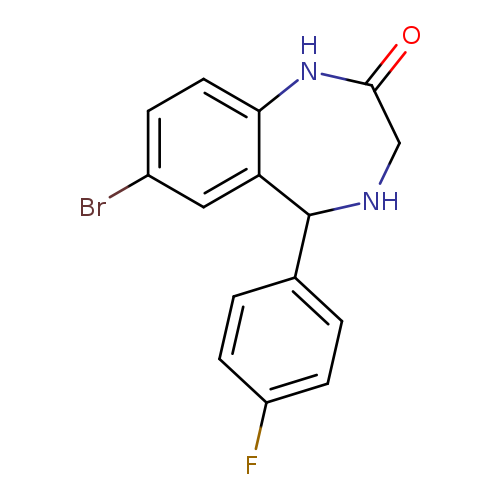 7-BROMO-5-(4-FLUOROPHENYL)-1,3,4,5-TETRAHYDRO-2H-1,4-BENZODIAZEPIN-2-ONE