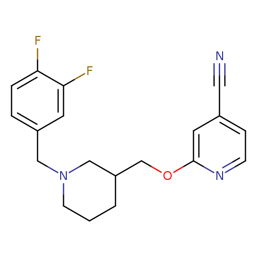 2-({1-[(3,4-difluorophenyl)methyl]piperidin-3-yl}methoxy)pyridine-4-carbonitrile