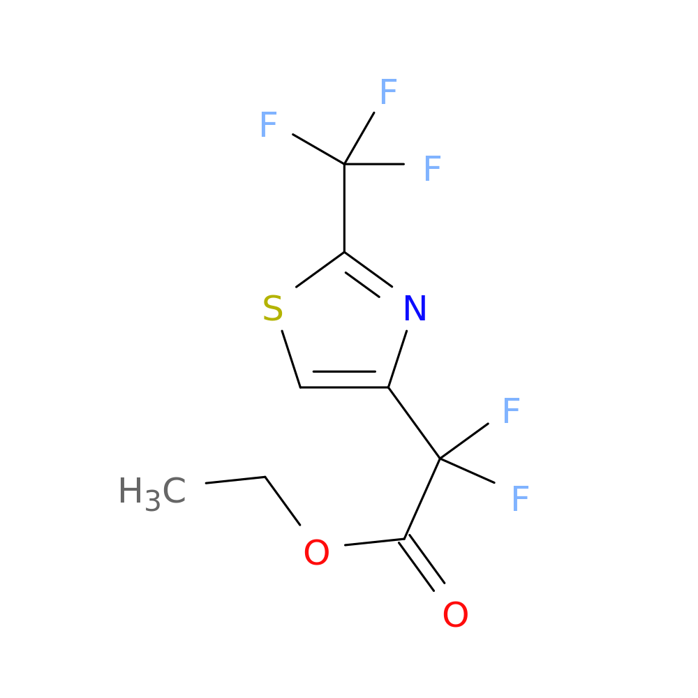 ethyl 2,2-difluoro-2-[2-(trifluoromethyl)-1,3-thiazol-4-yl]acetate
