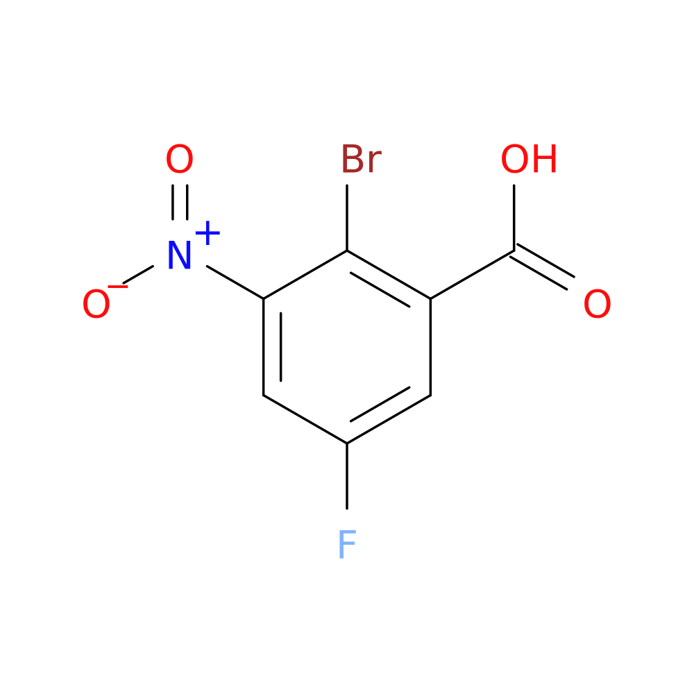 2-Bromo-5-fluoro-3-nitrobenzoicacid