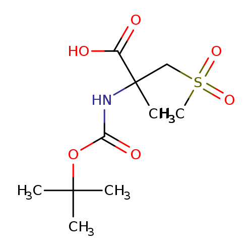 2-{[(tert-butoxy)carbonyl]amino}-3-methanesulfonyl-2-methylpropanoic acid