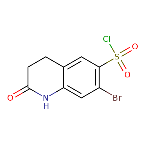 7-bromo-2-oxo-1,2,3,4-tetrahydroquinoline-6-sulfonyl chloride