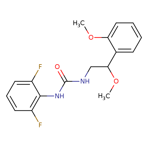 1-(2,6-difluorophenyl)-3-[2-methoxy-2-(2-methoxyphenyl)ethyl]urea