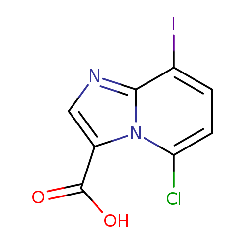 5-chloro-8-iodo-imidazo[1,2-a]pyridine-3-carboxylic acid
