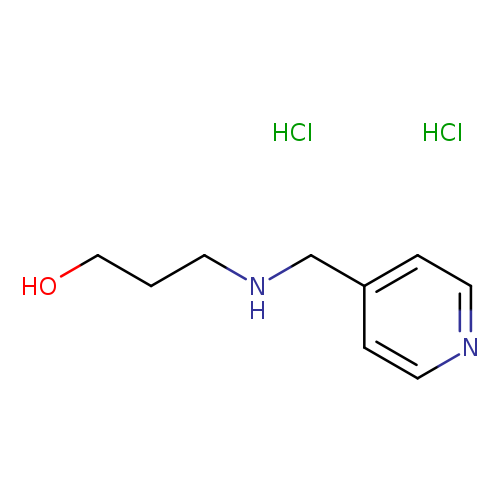 3-{[(pyridin-4-yl)methyl]amino}propan-1-oldihydrochloride