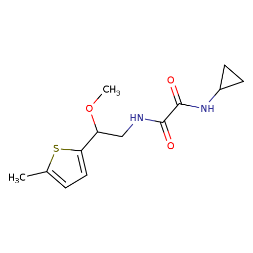 N-cyclopropyl-N'-[2-methoxy-2-(5-methylthiophen-2-yl)ethyl]ethanediamide