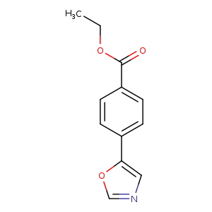 Benzoic acid, 4-(5-oxazolyl)-, ethyl ester