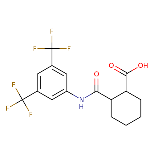 2-{[3,5-bis(trifluoromethyl)phenyl]carbamoyl}cyclohexane-1-carboxylic acid