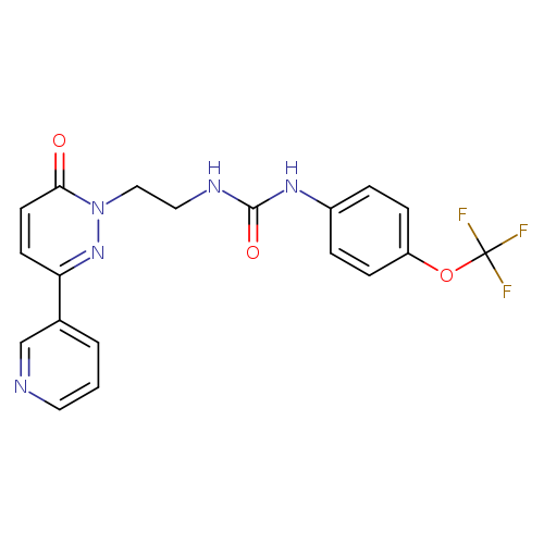 3-{2-[6-oxo-3-(pyridin-3-yl)-1,6-dihydropyridazin-1-yl]ethyl}-1-[4-(trifluoromethoxy)phenyl]urea