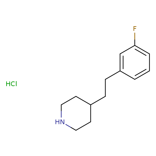 4-[2-(3-fluorophenyl)ethyl]piperidine hydrochloride
