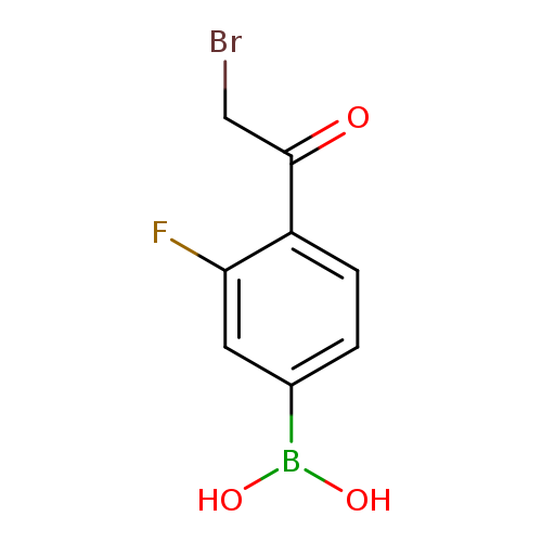 4-Bromoacetyl-3-fluorophenylboronic acid