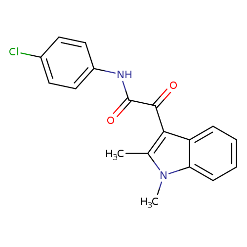 N-(4-chlorophenyl)-2-(1,2-dimethyl-1H-indol-3-yl)-2-oxoacetamide