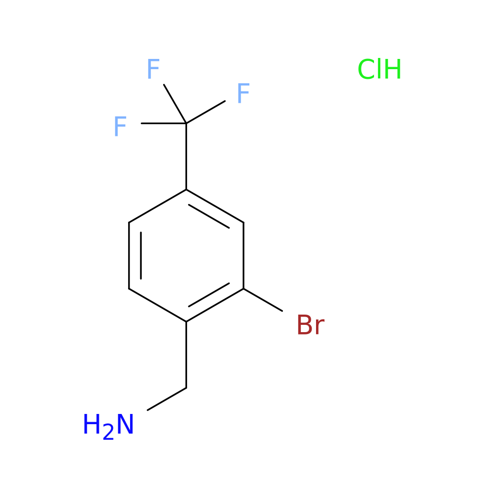 (2-Bromo-4-(trifluoromethyl)phenyl)methanamine hydrochloride