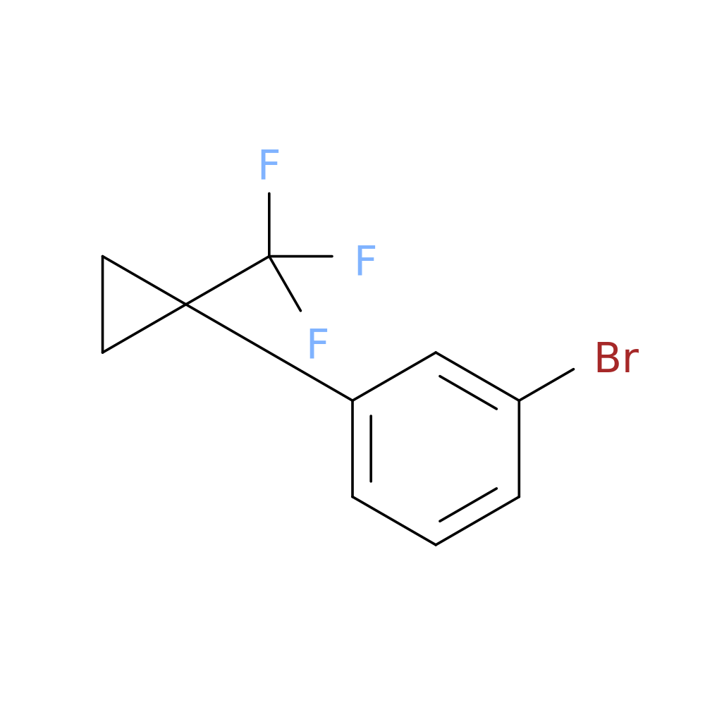 1-Bromo-3-[1-(trifluoromethyl)cyclopropyl]benzene