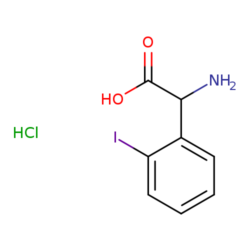2-amino-2-(2-iodophenyl)acetic acid hydrochloride