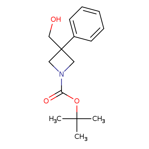 tert-butyl 3-(hydroxymethyl)-3-phenylazetidine-1-carboxylate