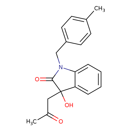 3-hydroxy-1-[(4-methylphenyl)methyl]-3-(2-oxopropyl)-2,3-dihydro-1H-indol-2-one