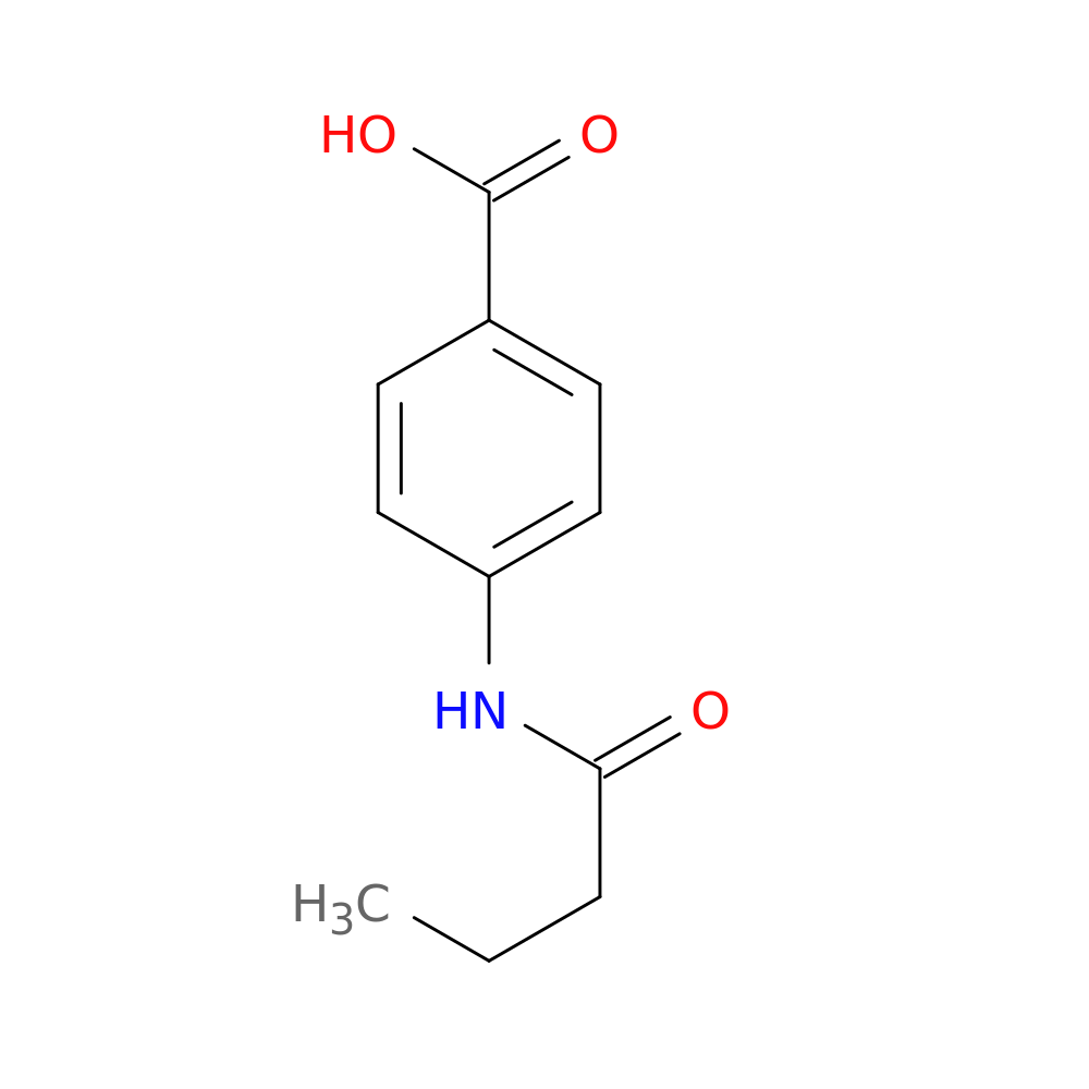 4-(Butyrylamino)benzoic acid