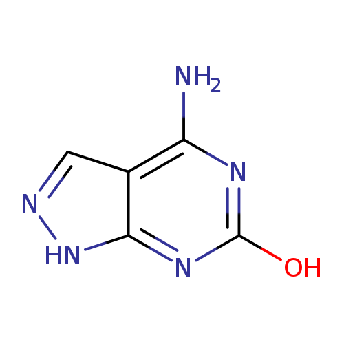 4-Amino-6-hydroxypyrazolo[3,4-d]pyrimidine