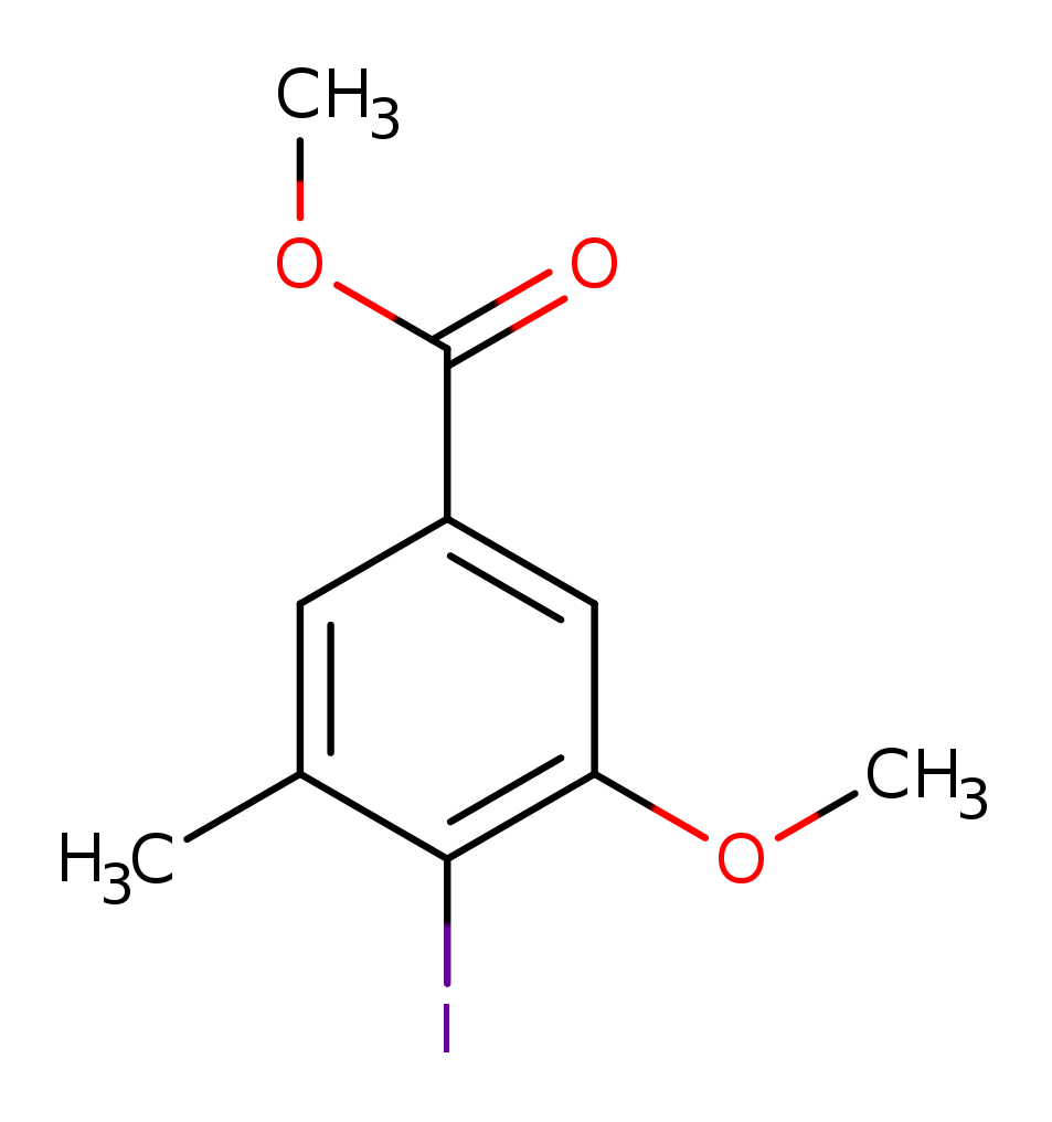 Benzoic acid, 4-iodo-3-methoxy-5-methyl-, methyl ester