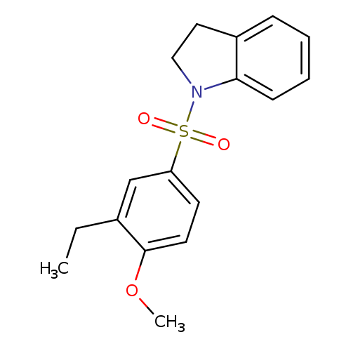 1-(3-ethyl-4-methoxybenzenesulfonyl)-2,3-dihydro-1H-indole