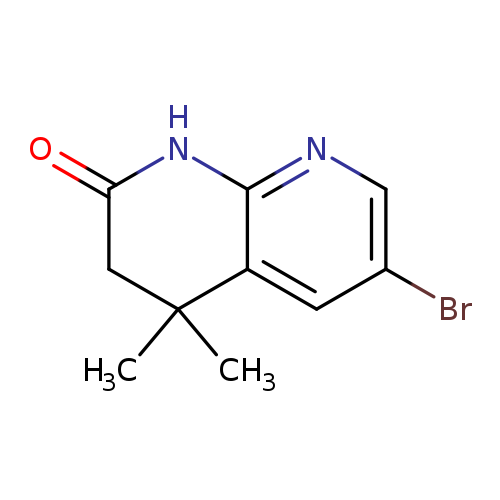 6-bromo-4,4-dimethyl-3,4-dihydro-1,8-naphthyridin-2(1H)-one