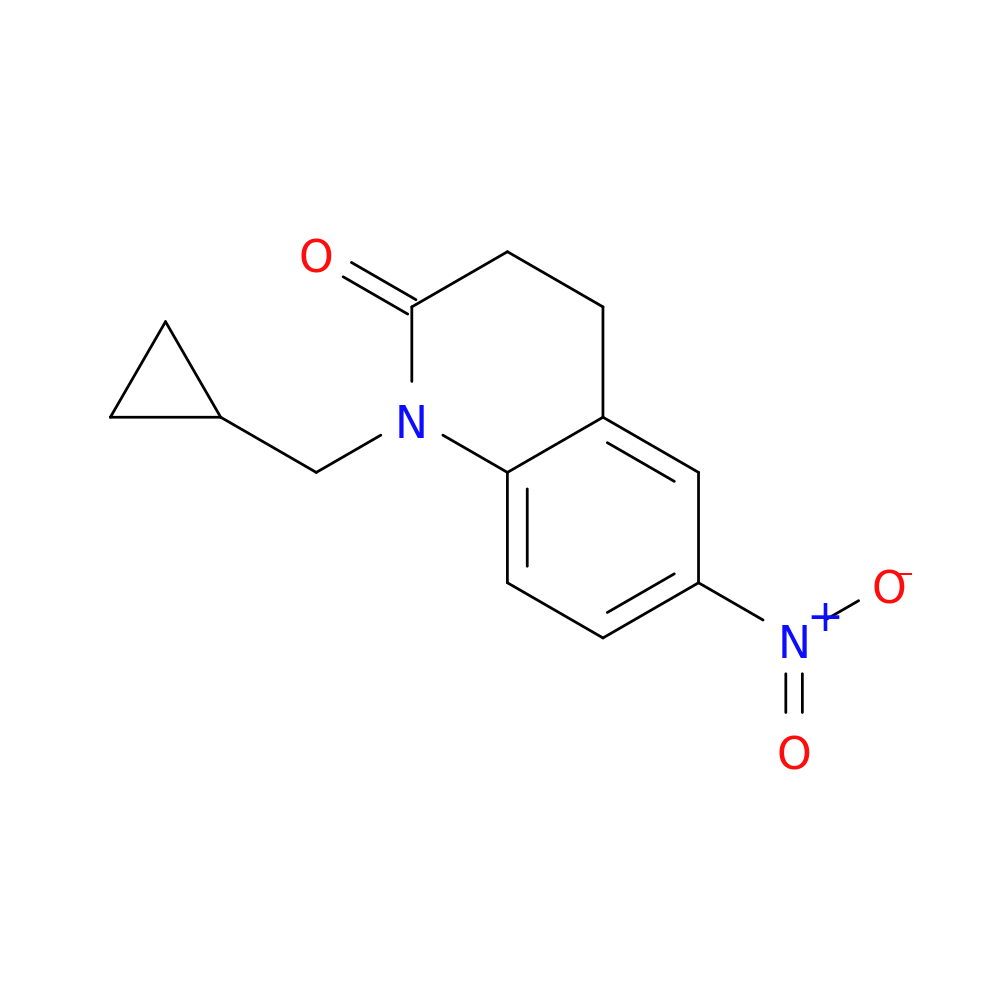 1-(cyclopropylmethyl)-6-nitro-1,2,3,4-tetrahydroquinolin-2-one