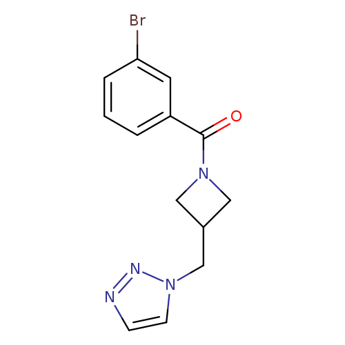 1-{[1-(3-bromobenzoyl)azetidin-3-yl]methyl}-1H-1,2,3-triazole