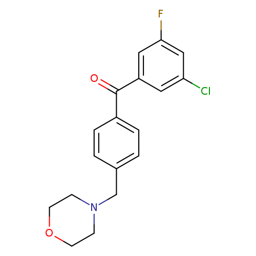 3-Chloro-5-fluoro-4'-morpholinomethyl benzophenone