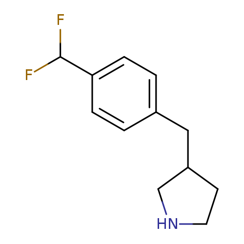 3-{[4-(difluoromethyl)phenyl]methyl}pyrrolidine