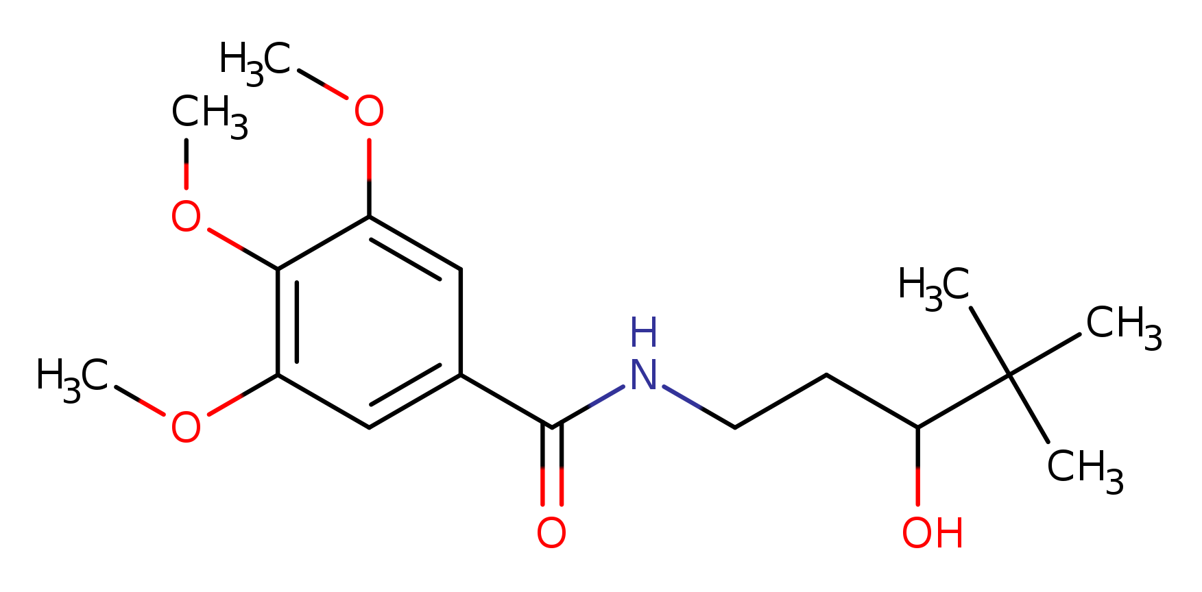 N-(3-hydroxy-4,4-dimethylpentyl)-3,4,5-trimethoxybenzamide
