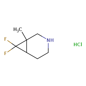 7,7-difluoro-1-methyl-3-azabicyclo[4.1.0]heptane hydrochloride