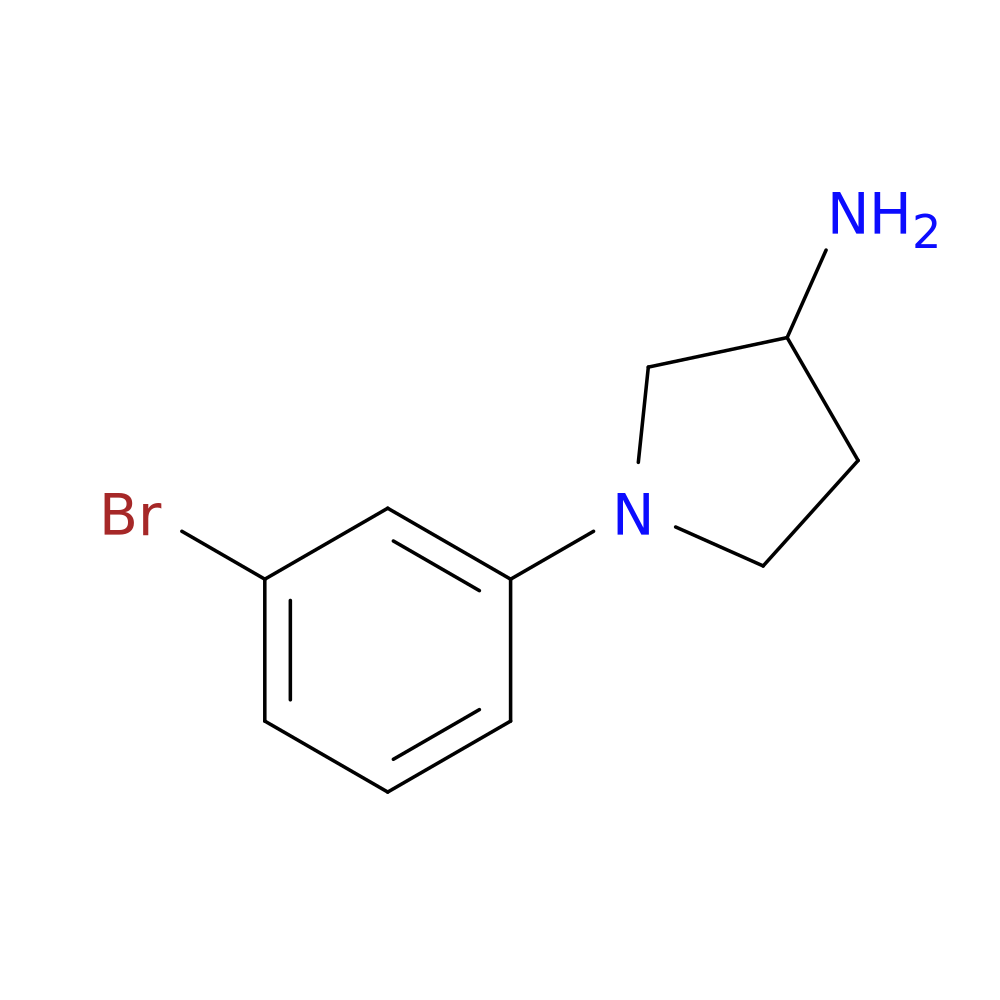 1-(3-Bromophenyl)pyrrolidin-3-amine