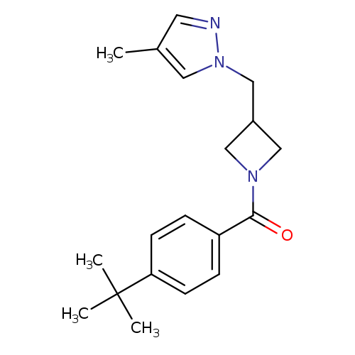 1-{[1-(4-tert-butylbenzoyl)azetidin-3-yl]methyl}-4-methyl-1H-pyrazole