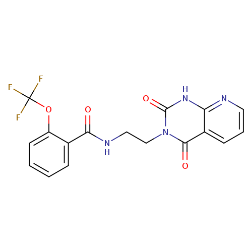 N-(2-{2,4-dioxo-1H,2H,3H,4H-pyrido[2,3-d]pyrimidin-3-yl}ethyl)-2-(trifluoromethoxy)benzamide