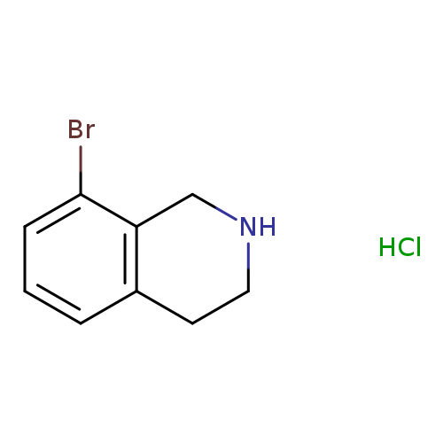 Isoquinoline, 8-bromo-1,2,3,4-tetrahydro-, hydrochloride (1:1)