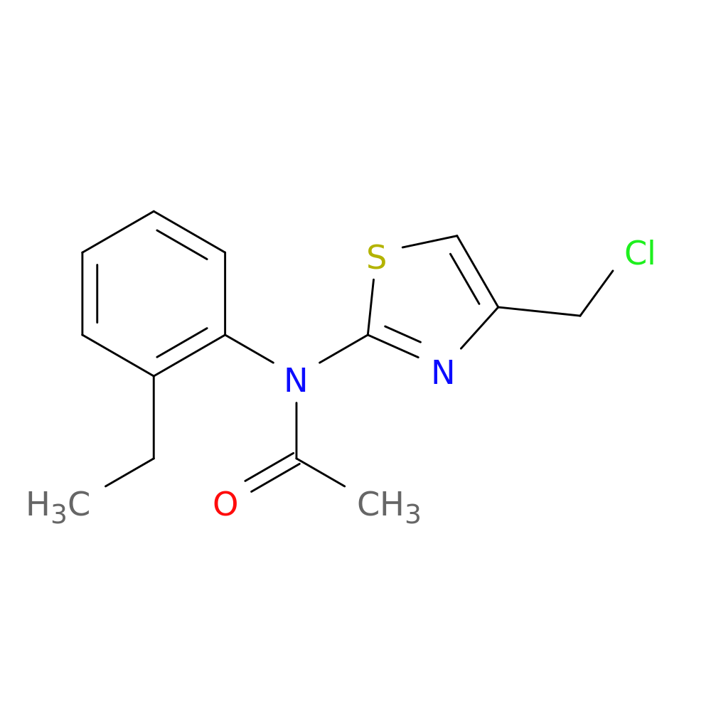 N-[4-(chloromethyl)-1,3-thiazol-2-yl]-N-(2-ethylphenyl)acetamide