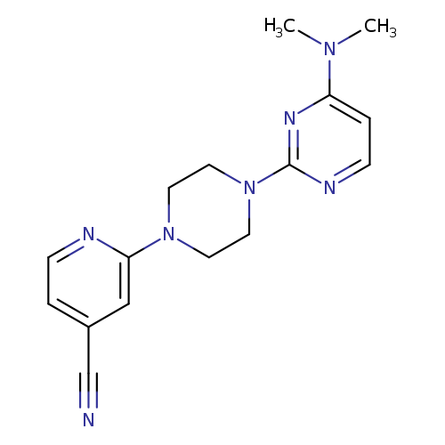 2-{4-[4-(dimethylamino)pyrimidin-2-yl]piperazin-1-yl}pyridine-4-carbonitrile