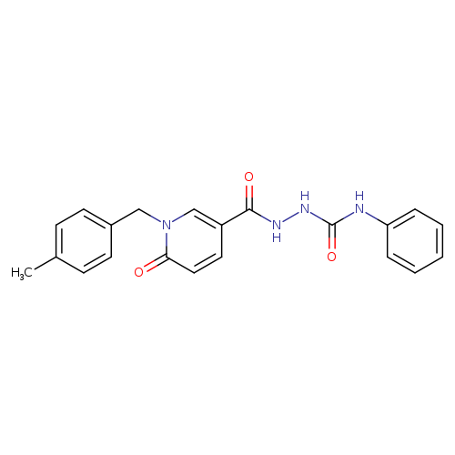 1-[(4-methylphenyl)methyl]-6-oxo-N-[(phenylcarbamoyl)amino]-1,6-dihydropyridine-3-carboxamide