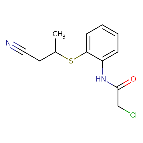 2-chloro-N-{2-[(1-cyanopropan-2-yl)sulfanyl]phenyl}acetamide