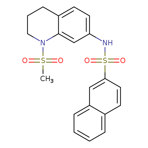 N-(1-methanesulfonyl-1,2,3,4-tetrahydroquinolin-7-yl)naphthalene-2-sulfonamide