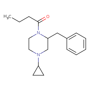 1-(2-benzyl-4-cyclopropylpiperazin-1-yl)butan-1-one